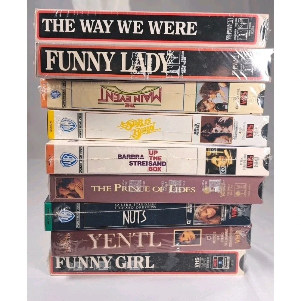 VHS Collection 9 Nine Barbara Streisand Movies Each New and Sealed - Picture 2 of 15